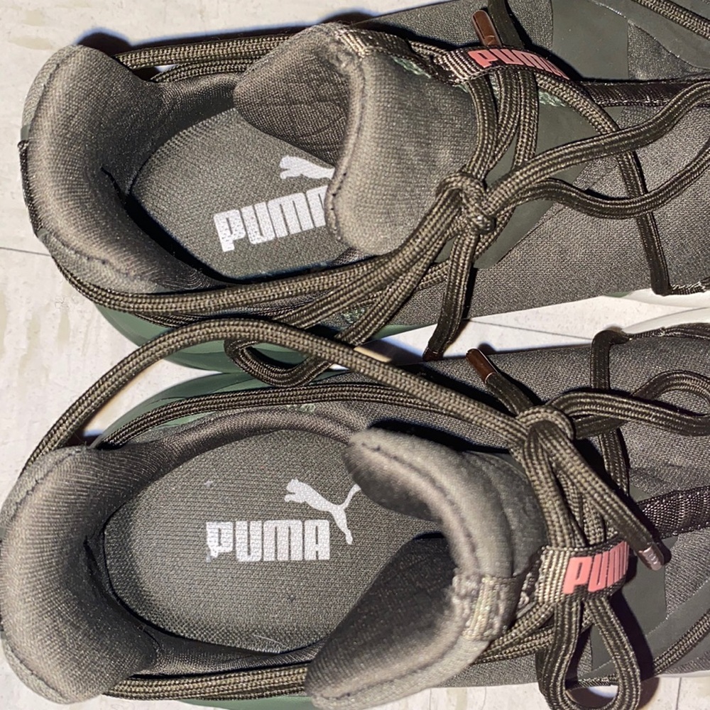 Puma: Army Green Puma Fierce VR Ropes Women Training Sneakers Size 6 Women - Picture 7 of 7